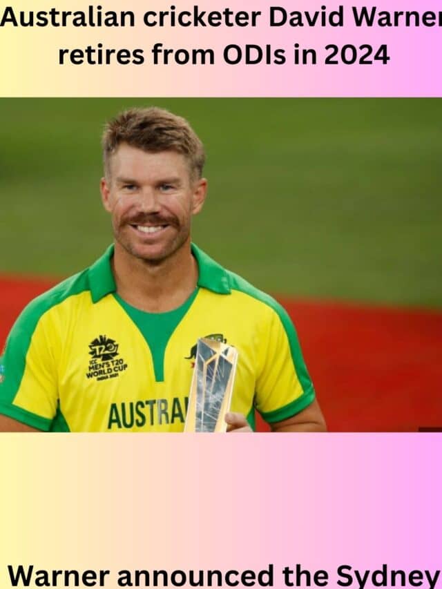 Australian Cricketer David Warner Retired From ODI Cricket